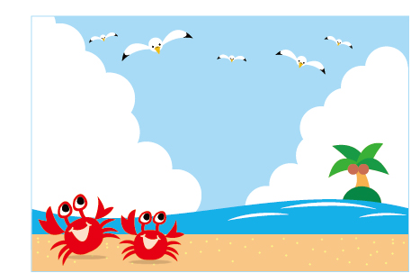 カニのイラスト